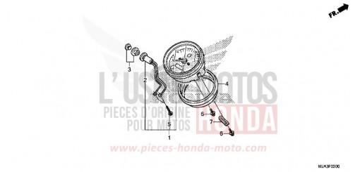 METER (VT750C/C2S/CA/CS) VT750CSD de 2013